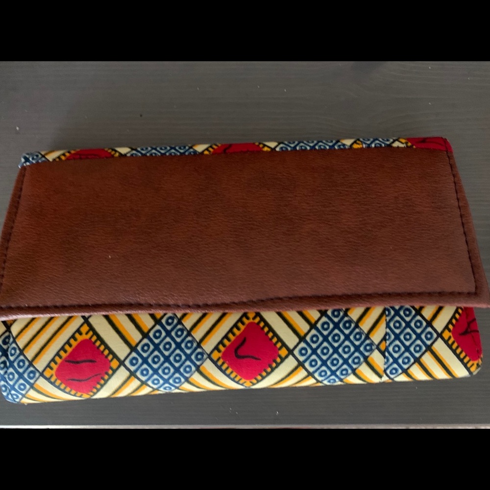 Kente Ankara wallet clutch purse handbag Africa